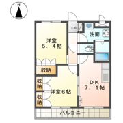 ルミナス・ヨシダBの間取り画像