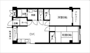 ハイタウン庚午北の間取り画像