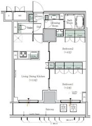 ONE ROOF RESIDENCE NISHINIPPORI ワンルーフレジデンス西日暮里）の間取り画像