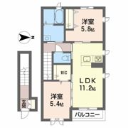 プロヌーヴ中村の間取り画像