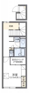 レオパレス純Ⅲの間取り画像