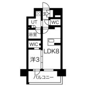 デュオヒルズ上杉勾当台公園の間取り画像