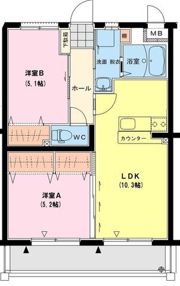 サンヒルズの間取り画像