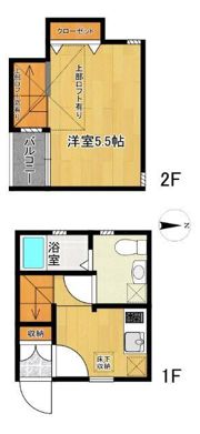 先行舎弐号の間取り画像