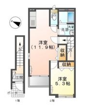 ディアコート Lの間取り画像