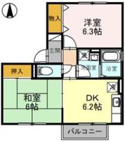 シンフォニックガーデン B棟の間取り画像