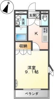クリスタル・Kの間取り画像