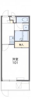 レオパレスピュアハイツ学研台の間取り画像