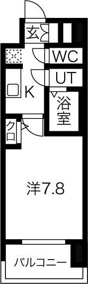 プレサンスNEO大和田STATIONベゼルの間取り画像