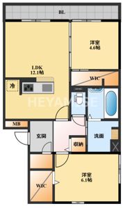 ルミエール宮小路の間取り画像