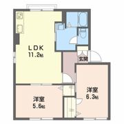 タウニィ石川 A棟の間取り画像