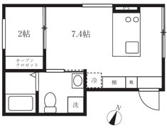 アピチェ南千住B棟の間取り画像