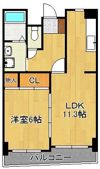 オールセインツの間取り画像