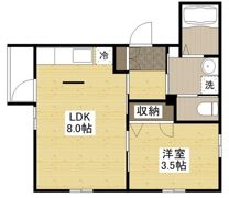 月光府中大通の間取り画像