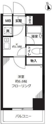フォロス中村橋の間取り画像