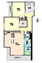 シャーメゾンプレミアス下助任の間取り画像