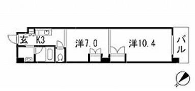 ル・クール上幟町の間取り画像