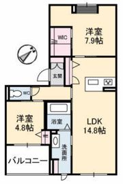 キアレッツァ庚午北の間取り画像
