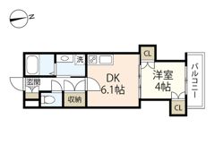MBS Building南竹屋の間取り画像