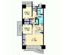 クレール西市の間取り画像