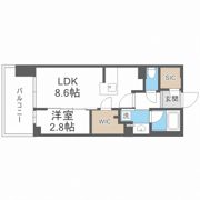 プラウド難波の間取り画像