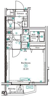 アンベリール田園調布南の間取り画像