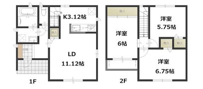 カメリアコート Aの間取り画像
