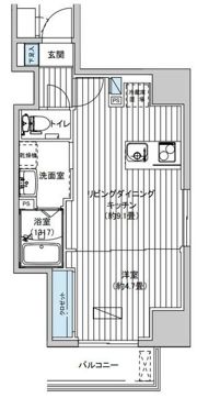 レ・ソール本八幡パラシオンの間取り画像