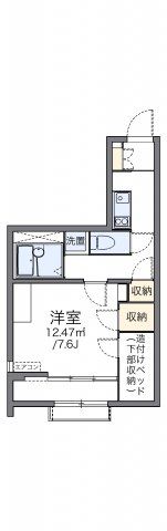 レオパレスセントラル誉田の間取り画像