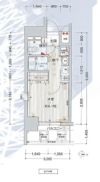 プレサンス梅田EASTの間取り画像