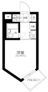 コンドミニアムメイ大倉山の間取り画像