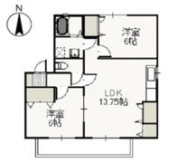 メゾンフルールの間取り画像