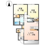 リーベリアの間取り画像