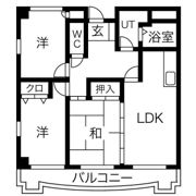 カルム江坂の間取り画像