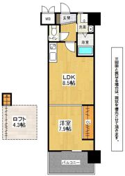 コンプレート古船場の間取り画像