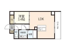 寺家駅前レジデンスICZの間取り画像