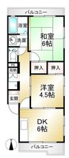 キタビルドの間取り画像