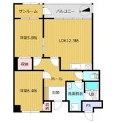 アーデルテラス芝園の間取り画像