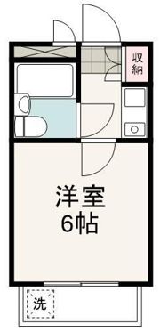 三恵コーポの間取り画像