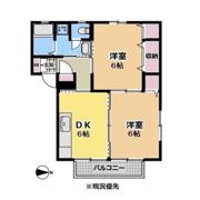サンライトフラッツB棟の間取り画像