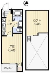 レスポワール東府中の間取り画像
