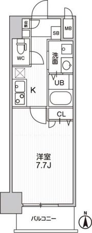 LaDouceur梅田Eastの間取り画像