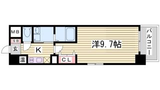 アドバンス三宮Ⅲリンクスの間取り画像