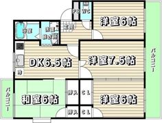 グランドハイツエクレールの間取り画像