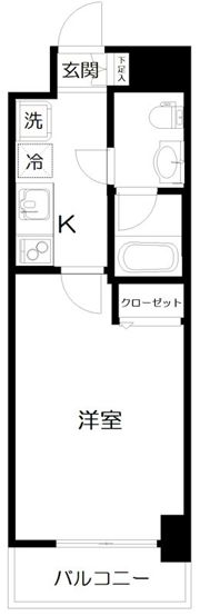 PARK SQUARE国府台の間取り画像