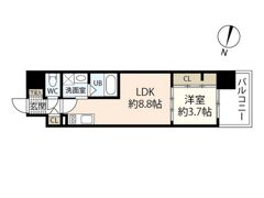アーバイン比治山の間取り画像