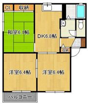 ル・ソレイユ B棟の間取り画像