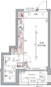 ラグディア高輪の間取り画像