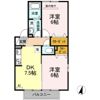 フルーア上林Ⅱの間取り画像