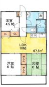 セレコート枚方Ⅰの間取り画像